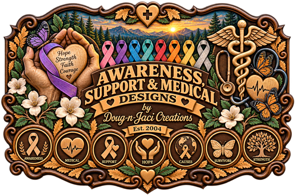 cancer awareness and support plaque